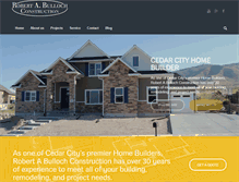 Tablet Screenshot of cedarcityhomebuilder.com